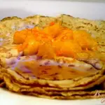 Блины фламбе с апельсиновым джемом