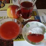 Яблочный штрудель и яблочно клюквенный