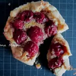 Песочные корзинки с вишнями