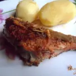Морской окунь с имбирём