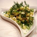 Картофельный салат с грибами