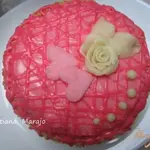 Торт с клубничным кремом