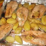 Сочная и ароматная семга в фольге