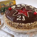 Торт 23 февраля