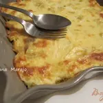 Макаронная запеканка под сливочным соусом