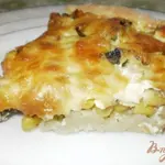 Киш с курицей и грибами