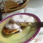 Творожные оладушки с изюмом