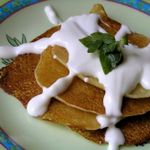 Кукурузные оладьи к завтраку