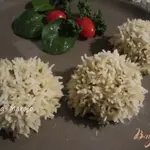 Паровые тефтели Ежики