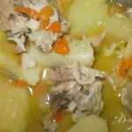 Картофель тушеный с мясом