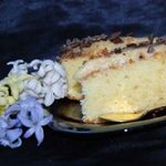 Итальянский кекс с французским кремом.