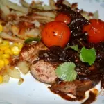 Свинина с черри томатами
