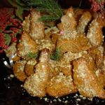 Рождественское печенье с медом и орехами Меломакарона