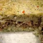 Рисовая запеканка с фаршем