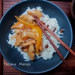 Куриные полоски в лимонном соусе