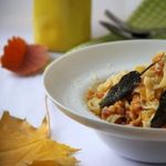 Таглиатте с тыквой и шалфеем