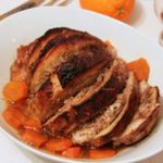 Запечённая свинина  с соусом