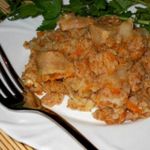 Каша из крупы с мясом и овощами