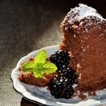 Шоколадный винный кекс