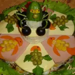 Салат золотая рыбка