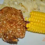Куриные бедрышки в кунжуте