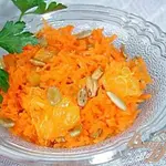 Морковный салат с апельсином