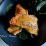 Песочные пирожки с картофелем, сыром и ветчиной