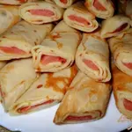 Блины закусочные с красной рыбой