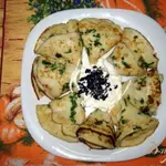 Картофельные тонкие блинчики