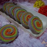 Миндальное печенье Цветные улитки
