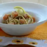 Спагетти карбонара с тыквой