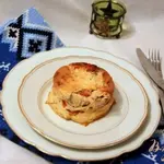 Фриттата-перевертыш с курицей