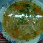 Суп пюре из головы лосося
