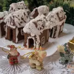 Пряничные домики на чашки