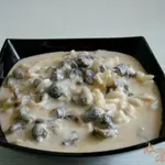 Закарпатская грибная густая юшка на молоке и сметане