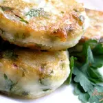 Картофельные котлеты с зеленью