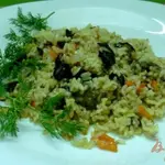 А-ля плов с грибами