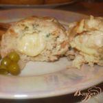 Куриные котлеты с начинкой из сыра