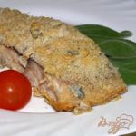 Белый амур под сырно-шалфейной корочкой
