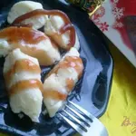 Ленивые вареники с клубничным соусом