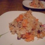Сладкий плов с тыквой и сухофруктами