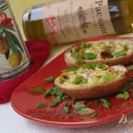 Брускетта из картофеля по-средиземноморски