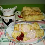 Блинчики с вишнями