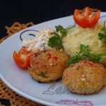 Куриные котлеты с овощами