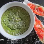 Нежный флан из брокколи с креветками