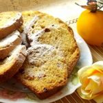 Апельсиновый кекс с изюмом