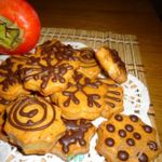 Печенье творожное с помадкой из хурмы