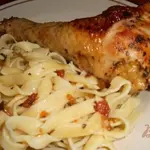 Домашняя паста с домашней курицей