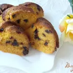Кекс с тыквой и шоколадом