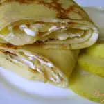 Блинчики с яблоками
